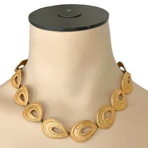 Vintage Frederick Mosell 1960s Gold Tone Choker Necklace